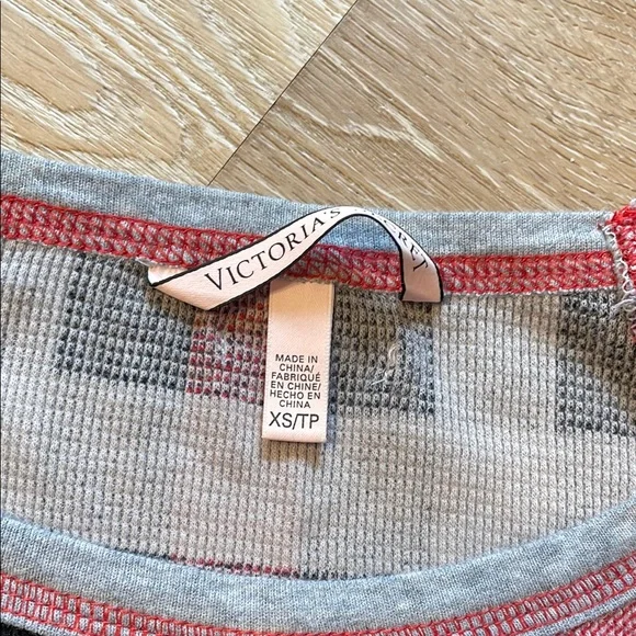 Victoria’s Secret Plaid Pajamas Set Red and Black - Picture 3 of 5